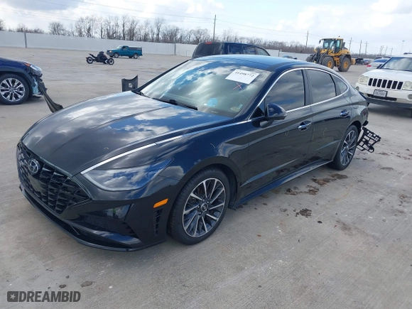 2020 Hyundai Sonata Limited with VIN 5NPEH4J21LH019461, listed as a IAAI auction lot 41498772 with 59,832 mi miles. Bid and sale history available at carsss.com. Image 18.