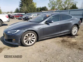 2017 Tesla Model S 60 with VIN 5YJSA1E14HF199502, listed as a Copart auction lot 53237585 with 119,351 mi miles and Salvage title. Bid and sale history available at DreamBid. Image 1.