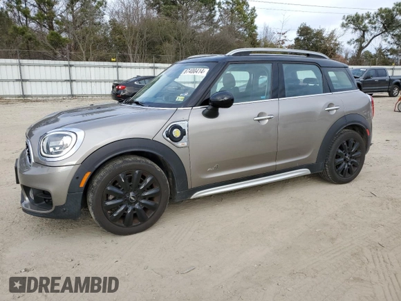 2018 MINI Countryman Cooper S E with VIN WMZYU7C41J3B86228, listed as a Copart auction lot 87400414 with 30,147 mi miles and Salvage Title. Bid and sale history available at carsss.com. Image 1.