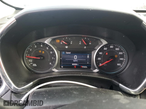 2020 Chevrolet Equinox LT with VIN 2GNAXUEV1L6135745, listed as a Copart auction lot 49691095 with 80,259 mi miles and Salvage Title. Bid and sale history available at DreamBid. Image 9.