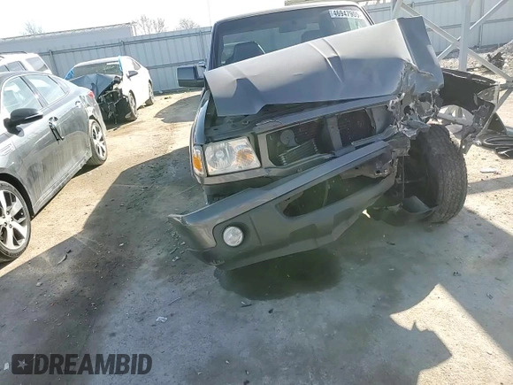 2008 Ford Ranger XL with VIN 1FTYR14U28PB02074, listed as a Copart auction lot 46947905 with 157,636 mi miles and Salvage Title. Bid and sale history available at DreamBid. Image 11.