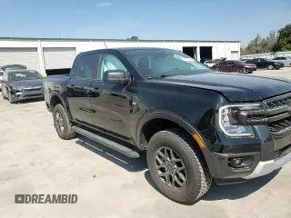 2024 Ford Ranger XLT with VIN 1FTER4HH7RLE02106, listed as a Copart auction lot 50977165 with 3,555 mi miles and Salvage title. Bid and sale history available at DreamBid. Image 10.