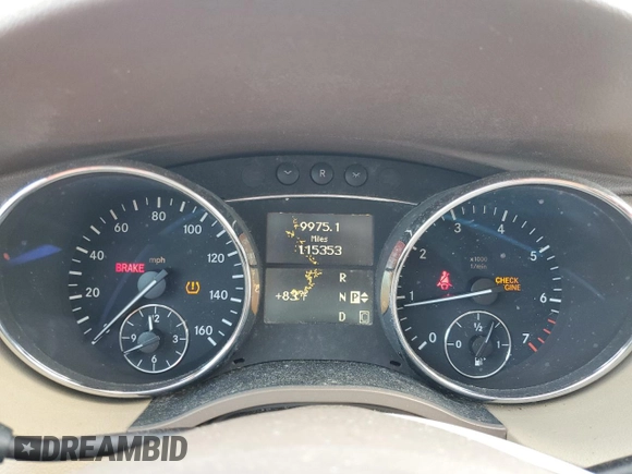 2009 Mercedes-Benz R 3.5L with VIN 4JGCB65EX9A094552, listed as a Copart auction lot 78362694 with 115,353 mi miles and Salvage Title. Bid and sale history available at DreamBid. Image 9.