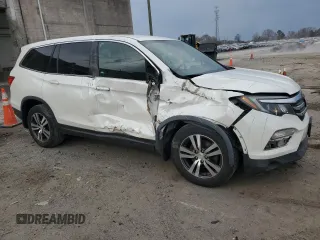 2017 Honda Pilot EX with VIN 5FNYF6H39HB079653, listed as a Copart auction lot 46905335 with 126,475 mi miles and Salvage Title. Bid and sale history available at DreamBid. Image 4.