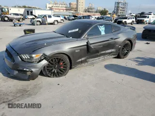 2015 Ford Mustang GT with VIN 1FA6P8CF6F5350142, listed as a Copart auction lot 75857324 with Not Provided miles and Salvage Title. Bid and sale history available at carsss.com. Image 1.
