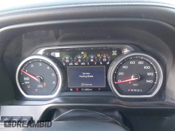 2021 Chevrolet Silverado 1500 High Country with VIN 3GCUYHET6MG128594, listed as a IAAI auction lot 41900736 with 51,680 mi miles. Bid and sale history available at carsss.com. Image 7.