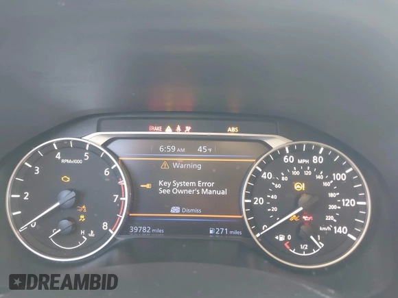 2022 Nissan Altima SR z VIN 1N4BL4CV3NN330052, wystawiony jako IAAI lot #41735544 z przebiegiem 39 782 mil mil oraz . Historia ofert i sprzedaży dostępna na DreamBid. Obrazek 7.