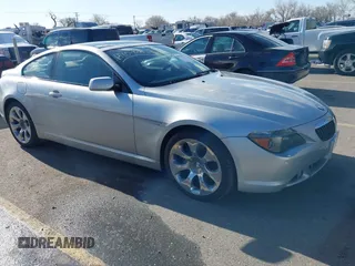 2006 BMW 6 Series 650Ci with VIN WBAEH13456CR49065, listed as a IAAI auction lot 41840327 with 128,451 mi miles. Bid and sale history available at carsss.com. Image 1.