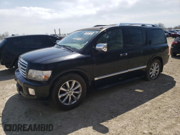 2009 Infiniti QX56 with VIN 5N3AA08C99N904254, listed as a Copart auction lot 53870745 with 142,972 mi miles and Clean Title. Bid and sale history available at carsss.com. Image 1.