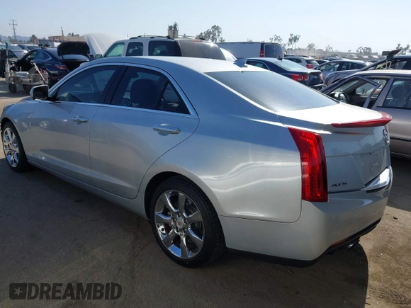 2014 Cadillac ATS Standard RWD with VIN 1G6AA5RXXE0110031, listed as a IAAI auction lot 42100955 with 82,109 mi miles. Bid and sale history available at carsss.com. Image 3.