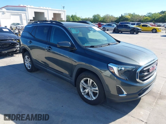 2019 GMC Terrain SLE with VIN 3GKALMEV4KL239486, listed as a IAAI auction lot 41825027 with 66,489 mi miles. Bid and sale history available at carsss.com. Image 1.