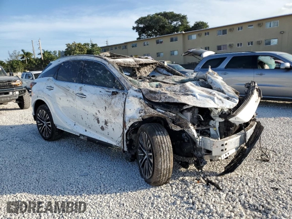2024 Lexus RX with VIN 2T2BAMBA1RC024647, listed as a Copart auction lot 83905654 with Not Provided miles and Non Repairable. Bid and sale history available at carsss.com. Image 4.