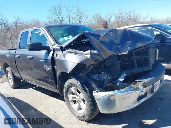 2018 Ram 1500 Express with VIN 1C6RR6FT1JS279988, listed as a IAAI auction lot 41660838 with 104,363 mi miles and . Bid and sale history available at DreamBid. Image 1.