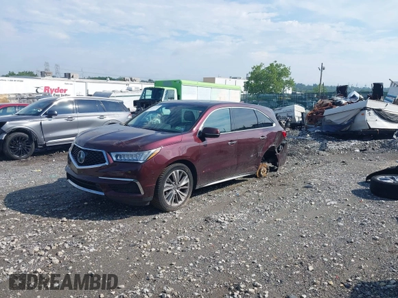 2017 Acura MDX Technology with VIN 5FRYD4H59HB021178, listed as a IAAI auction lot 42623869 with 111,445 mi miles and . Bid and sale history available at DreamBid. Image 2.