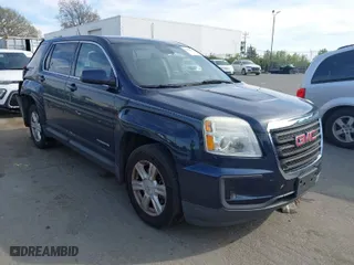 2016 GMC Terrain SLE with VIN 2GKALMEK0G6144263, listed as a IAAI auction lot 41844373 with 154,472 mi miles. Bid and sale history available at carsss.com. Image 1.