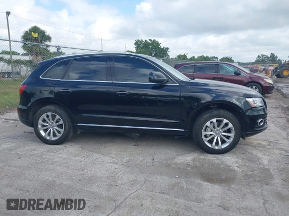 2015 Audi Q5 Premium with VIN WA1CFAFP0FA041103, listed as a IAAI auction lot 42154624 with 123,107 mi miles. Bid and sale history available at carsss.com. Image 13.