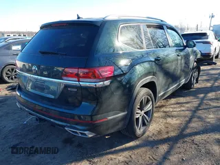 2022 Volkswagen Atlas SEL R-Line z VIN 1V2AR2CA9NC505811, wystawiony jako IAAI lot #41458521 z przebiegiem 32 621 mil mil oraz . Historia ofert i sprzedaży dostępna na DreamBid. Obrazek 4.