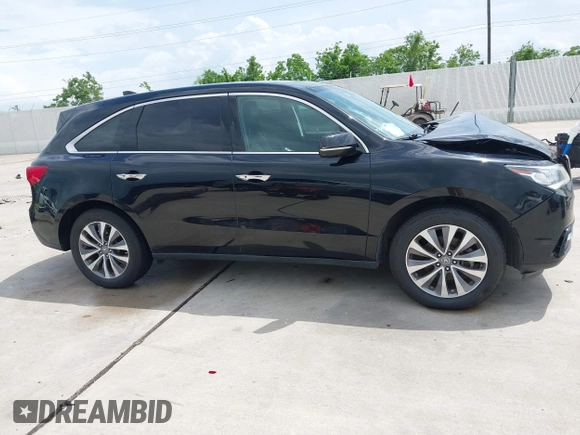 2015 Acura MDX Technology with VIN 5FRYD3H44FB005534, listed as a IAAI auction lot 42107208 with 56,347 mi miles and . Bid and sale history available at DreamBid. Image 12.