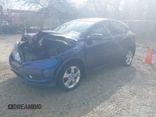 2016 Honda HR-V EX with VIN 3CZRU6H55GM738277, listed as a IAAI auction lot 41910409 with 155,095 mi miles. Bid and sale history available at carsss.com. Image 2.
