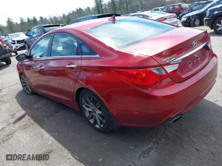 2011 Hyundai Sonata SE with VIN 5NPEC4AC4BH271758, listed as a IAAI auction lot 42019270 with 157,006 mi miles. Bid and sale history available at carsss.com. Image 3.