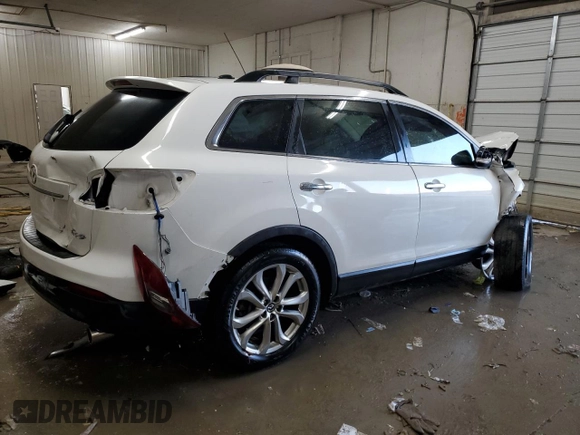 2013 Mazda CX-9 Grand Touring z VIN JM3TB2DA1D0417873, wystawiony jako Copart lot #42680065 z przebiegiem 153 769 mil mil oraz Szkoda całkowita • Salvage title. Historia ofert i sprzedaży dostępna na DreamBid. Obrazek 3.