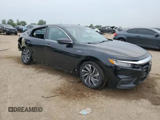 2022 Honda Insight Touring with VIN 19XZE4F94NE011720, listed as a Copart auction lot 60856475 with 19,512 mi miles and Salvage title. Bid and sale history available at DreamBid. Image 4.