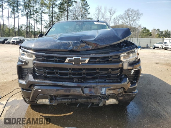 2023 Chevrolet Silverado 1500 RST with VIN 1GCUDEE8XPZ126146, listed as a Copart auction lot 46550535 with 46,492 mi miles and Salvage Title. Bid and sale history available at DreamBid. Image 5.