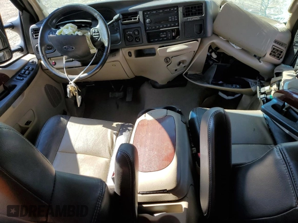 2005 Ford Excursion Eddie Bauer with VIN 1FMSU45P85ED42974, listed as a Copart auction lot 64647644 with Not provided miles and Clean title. Bid and sale history available at DreamBid. Image 8.