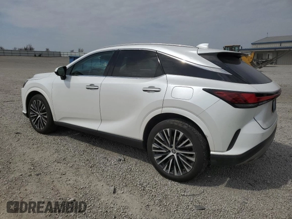 2023 Lexus RX with VIN 2T2BAMCA0PC024960, listed as a Copart auction lot 50072655 with 15,149 mi miles and Salvage Title. Bid and sale history available at carsss.com. Image 2.