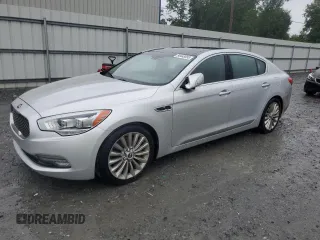 2015 Kia K900 Luxury z VIN KNALW4D45F6018822, wystawiony jako Copart lot #58448055 z przebiegiem 146 893 mil mil oraz Czysty tytuł • Clean title. Historia ofert i sprzedaży dostępna na DreamBid. Obrazek 1.