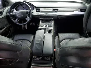 2014 Audi S8 with VIN WAUD2AFD2EN011021, listed as a Copart auction lot 75218154 with 0 mi miles and Non Repairable. Bid and sale history available at carsss.com. Image 8.