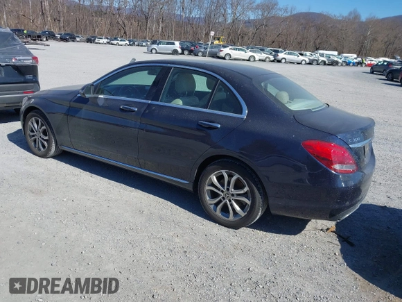 2017 Mercedes-Benz C 300 with VIN 55SWF4KB4HU213818, listed as a IAAI auction lot 41656649 with 208,589 mi miles and . Bid and sale history available at DreamBid. Image 3.