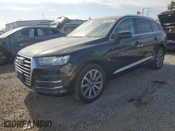 2019 Audi Q7 Premium Plus with VIN WA1LHAF7XKD024487, listed as a Copart auction lot 58400285 with 74,156 mi miles and Salvage title. Bid and sale history available at DreamBid. Image 1.