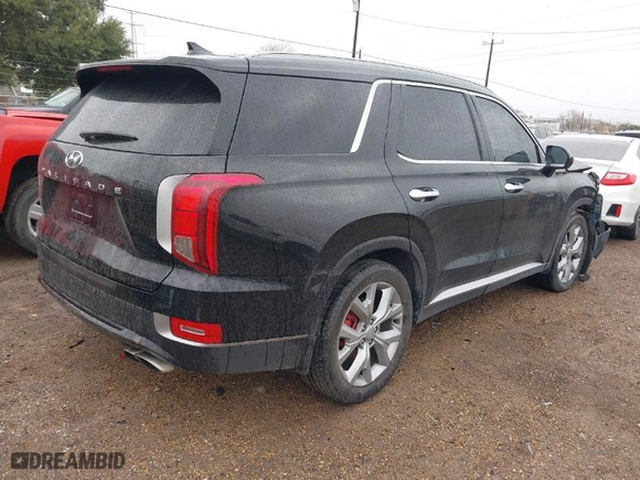 2020 Hyundai Palisade SEL with VIN KM8R44HE9LU063206, listed as a IAAI auction lot 41459618 with 52,918 mi miles. Bid and sale history available at carsss.com. Image 4.