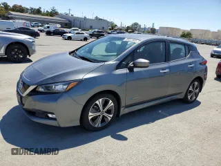 2018 Nissan LEAF SL with VIN 1N4AZ1CP7JC306403, listed as a Copart auction lot 65481895 with 98,724 mi miles and Clean title. Bid and sale history available at DreamBid. Image 1.
