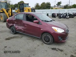 2019 Mitsubishi Mirage ES z VIN ML32F3FJ3KHF12533, wystawiony jako Copart lot #55393975 z przebiegiem 97 957 mil mil oraz Szkody całkowita. Historia ofert i sprzedaży dostępna na DreamBid. Obrazek 4.