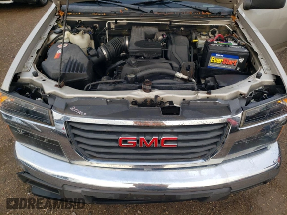 2004 GMC Canyon SLE Z71 with VIN 1GTDT196548219517, listed as a Copart auction lot 75623744 with 180,237 mi miles and Salvage Title. Bid and sale history available at carsss.com. Image 11.