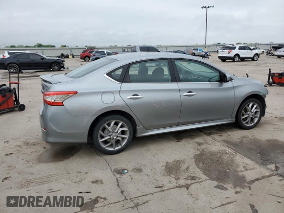 2014 Nissan Sentra SV with VIN 3N1AB7AP4EY271517, listed as a Copart auction lot 54385855 with 114,749 mi miles and Salvage title. Bid and sale history available at DreamBid. Image 3.