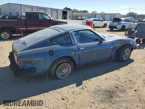 1979 Datsun 280ZX z VIN HS130133365, wystawiony jako Copart lot #77113584 z przebiegiem 99 721 mil mil oraz Szkoda całkowita • Salvage title. Historia ofert i sprzedaży dostępna na DreamBid. Obrazek 3.