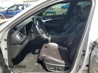 2019 Genesis G70 2.0T Advanced with VIN KMTG44LA9KU027242, listed as a Copart auction lot 71632864 with 72,288 mi miles and Salvage Title. Bid and sale history available at carsss.com. Image 7.