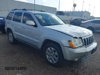 2008 Jeep Grand Cherokee Limited with VIN 1J8HR58228C192147, listed as a IAAI auction lot 42731947 with 139,742 mi miles and . Bid and sale history available at DreamBid. Image 1.