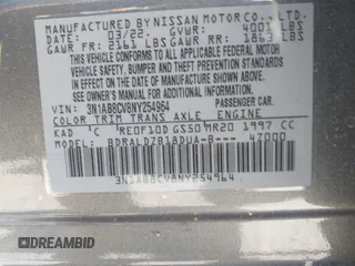 2022 Nissan Sentra SV with VIN 3N1AB8CV8NY254964, listed as a IAAI auction lot 42025826 with 24,993 mi miles. Bid and sale history available at carsss.com. Image 9.