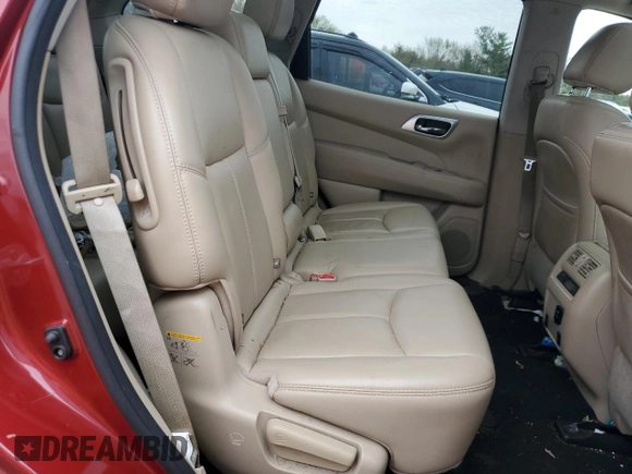 2017 Nissan Pathfinder SL with VIN 5N1DR2MM1HC609569, listed as a Copart auction lot 53081315 with 100,912 mi miles and Salvage Title. Bid and sale history available at carsss.com. Image 11.