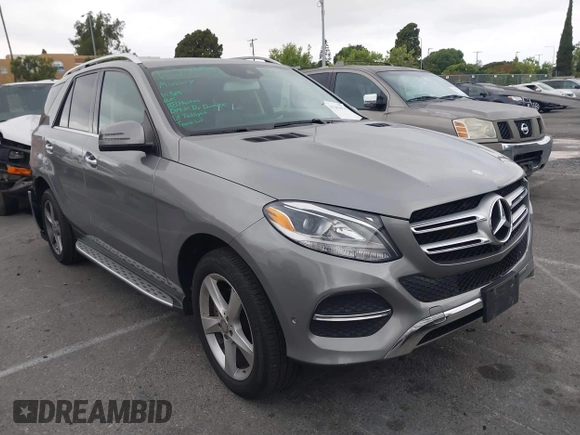 2016 Mercedes-Benz GLE 350 with VIN 4JGDA5JB1GA712156, listed as a IAAI auction lot 42281854 with 81,545 mi miles and . Bid and sale history available at DreamBid. Image 1.