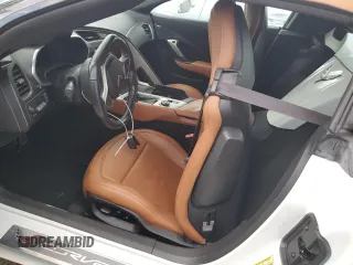 2017 Chevrolet Corvette 2LT with VIN 1G1YD3D76H5116584, listed as a Copart auction lot 73761684 with 0 mi miles and Non Repairable. Bid and sale history available at carsss.com. Image 7.