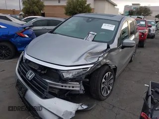 2022 Honda Odyssey EX-L with VIN 5FNRL6H77NB041754, listed as a IAAI auction lot 41791425 with 15,306 mi miles and . Bid and sale history available at DreamBid. Image 21.