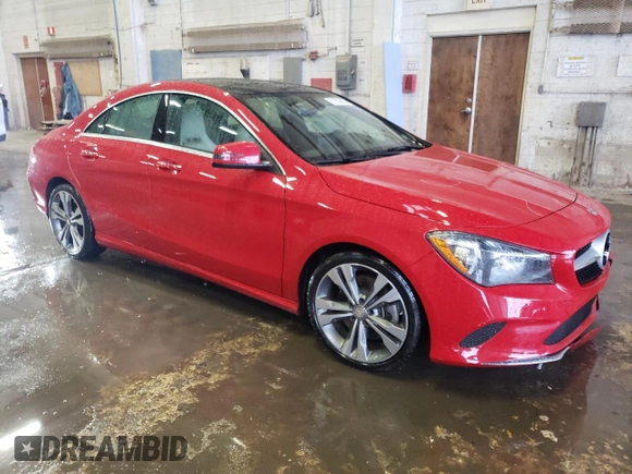 2017 Mercedes-Benz CLA 250 with VIN WDDSJ4GB3HN499241, listed as a Copart auction lot 81893403 with 38,647 mi miles and . Bid and sale history available at DreamBid. Image 4.