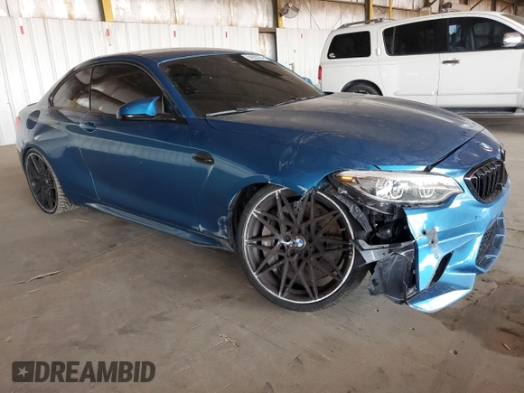 2019 BMW M2 Competition with VIN WBS2U7C51KVB09212, listed as a Copart auction lot 64323704 with 30,743 mi miles and Salvage Title. Bid and sale history available at carsss.com. Image 4.
