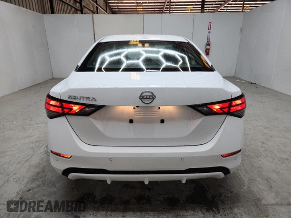 2025 Nissan Sentra SV с VIN 3N1AB8CV1SY301666, выставлен на аукционе Copart как лот 61180545 с пробегом 7 287 миль миль и Чистый • Clean title. История ставок и продаж доступна на DreamBid. Изображение 6.