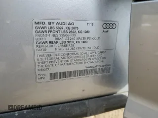 2020 Audi Q5 Premium Plus with VIN WA1E2AFY5L2046865, listed as a Copart auction lot 53377435 with 15,297 mi miles and Salvage title. Bid and sale history available at DreamBid. Image 13.